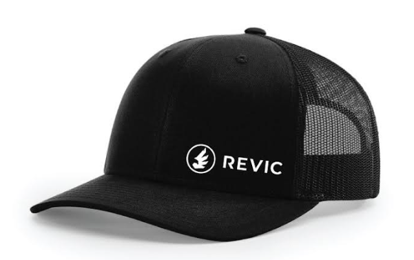 Revic White on Black Hat - XL